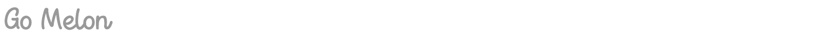 Go Melon font preview